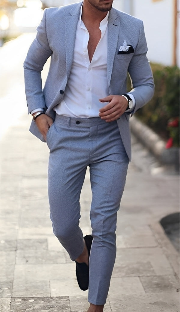 Gabriel - Elegantní Slim-Fit Oblek pro Muže
