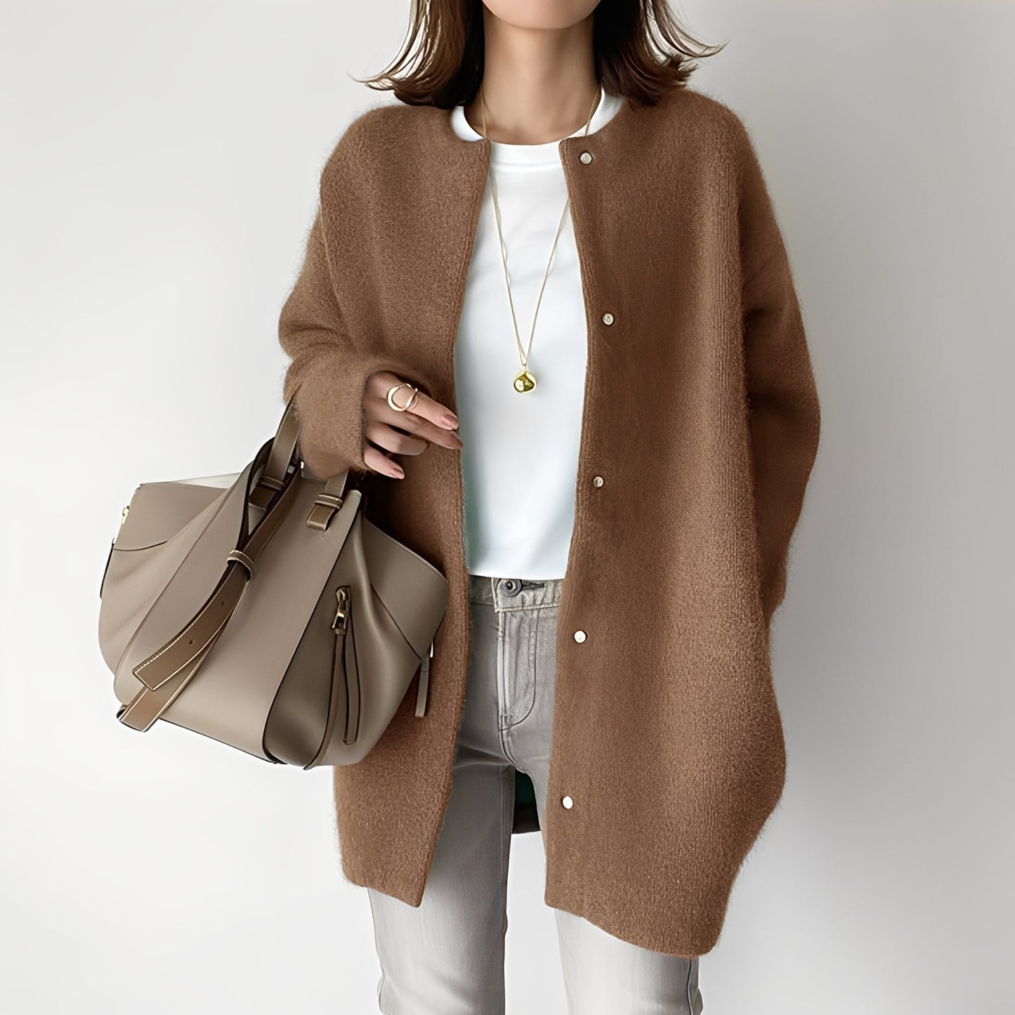 Dahlia - Stylový, volný sedící cardigan pro ženy