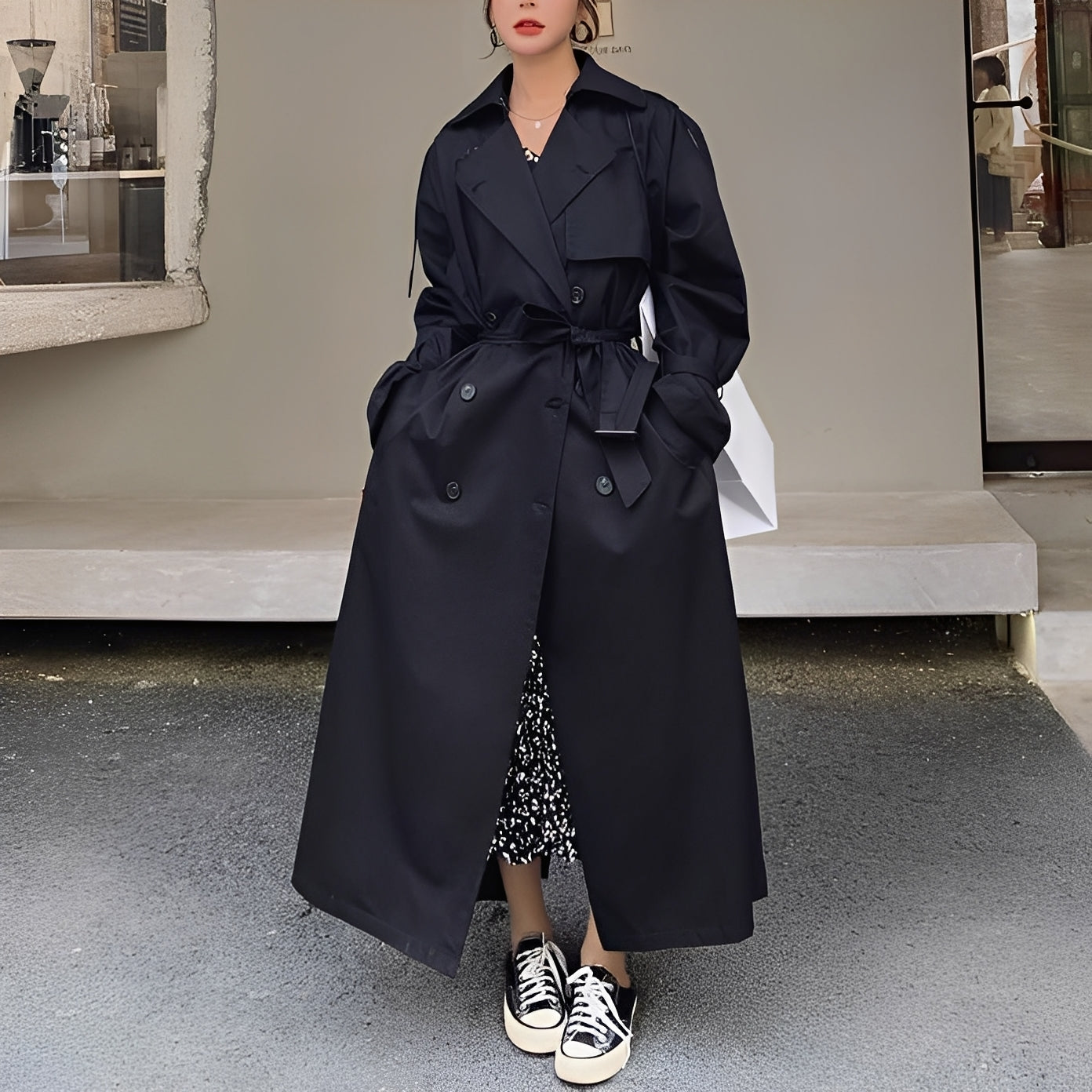 Dorothy - Stylový oversize trenčkot pro dámy