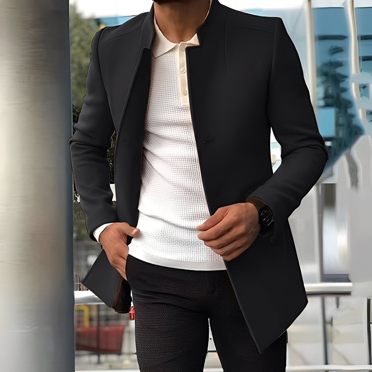 Joshua - Elegantní slim-fit bunda pro muže