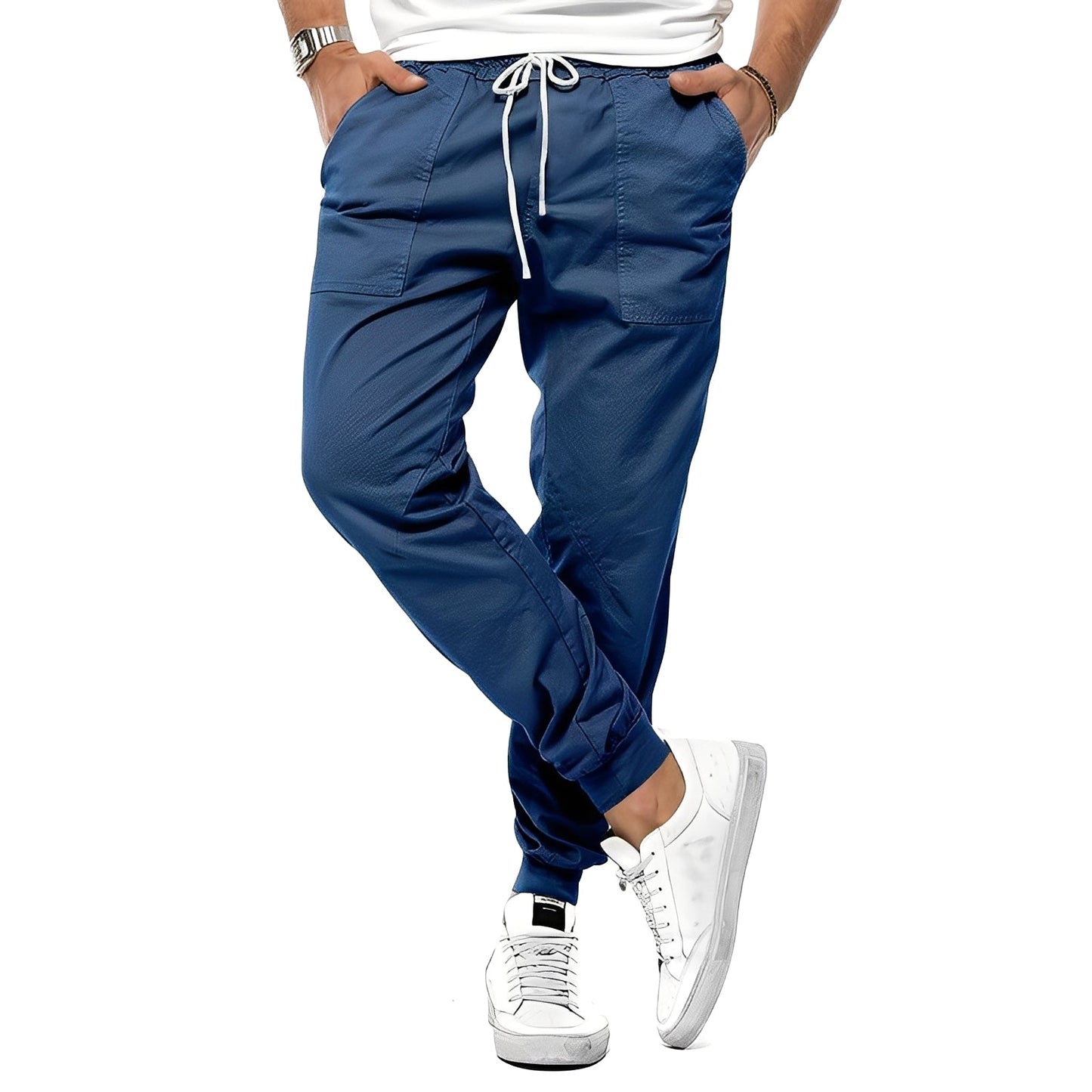 Cooper - Stylové Stretch-Sportovní Kalhoty pro Muže