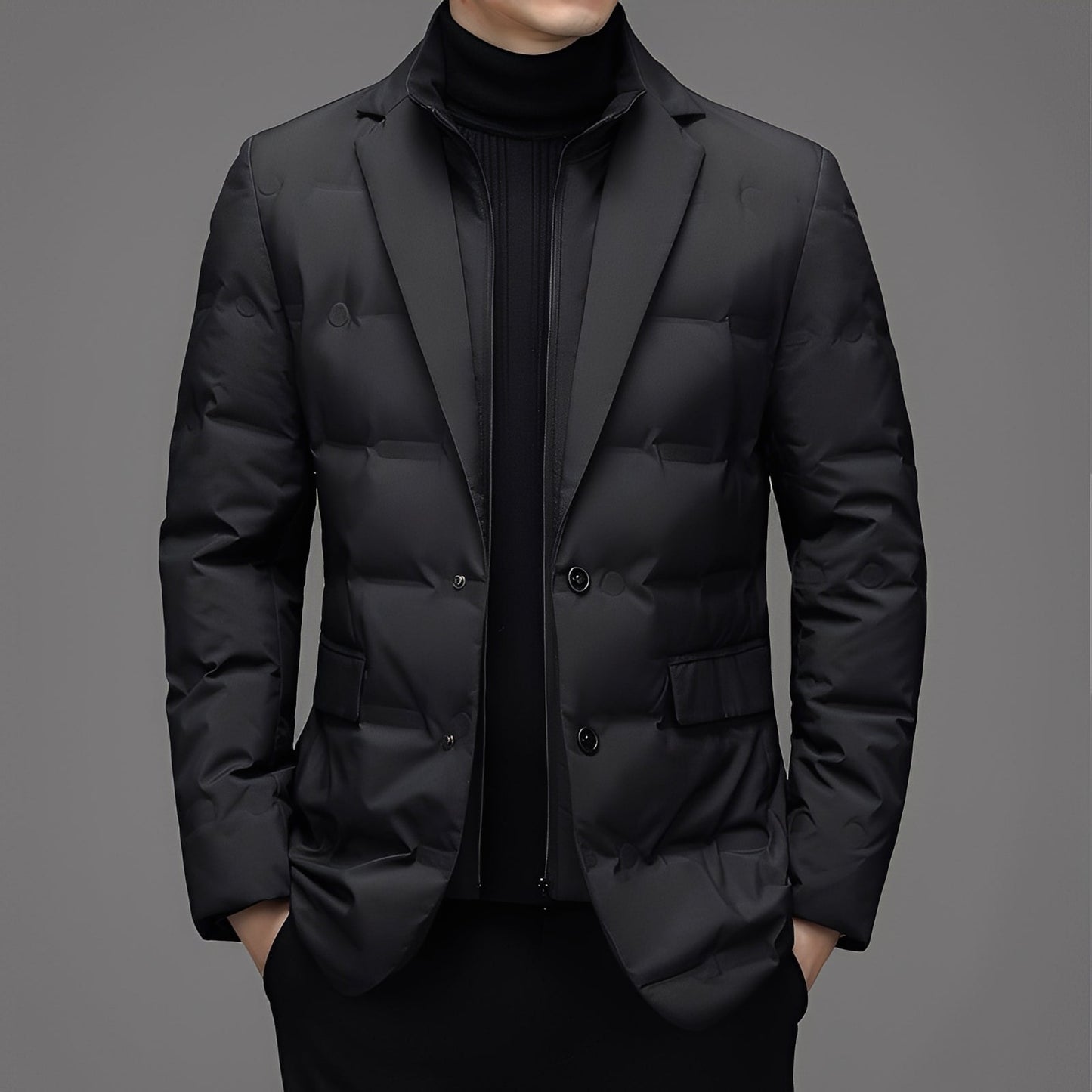 Darren - Neformální, elegantní pérová bunda pro muže
