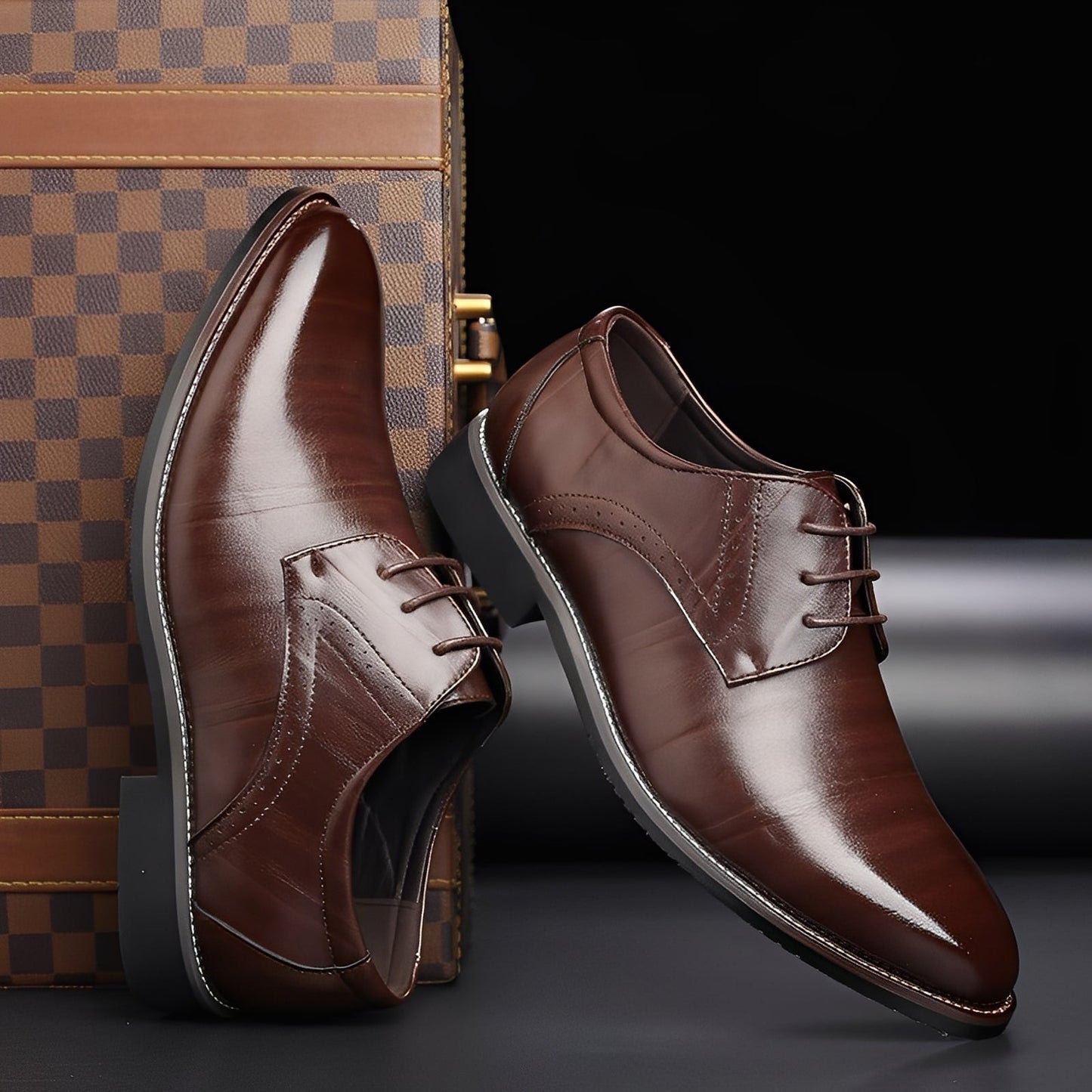 Beckham - Formální Sneakersy v Brogue Stylu pro Muže