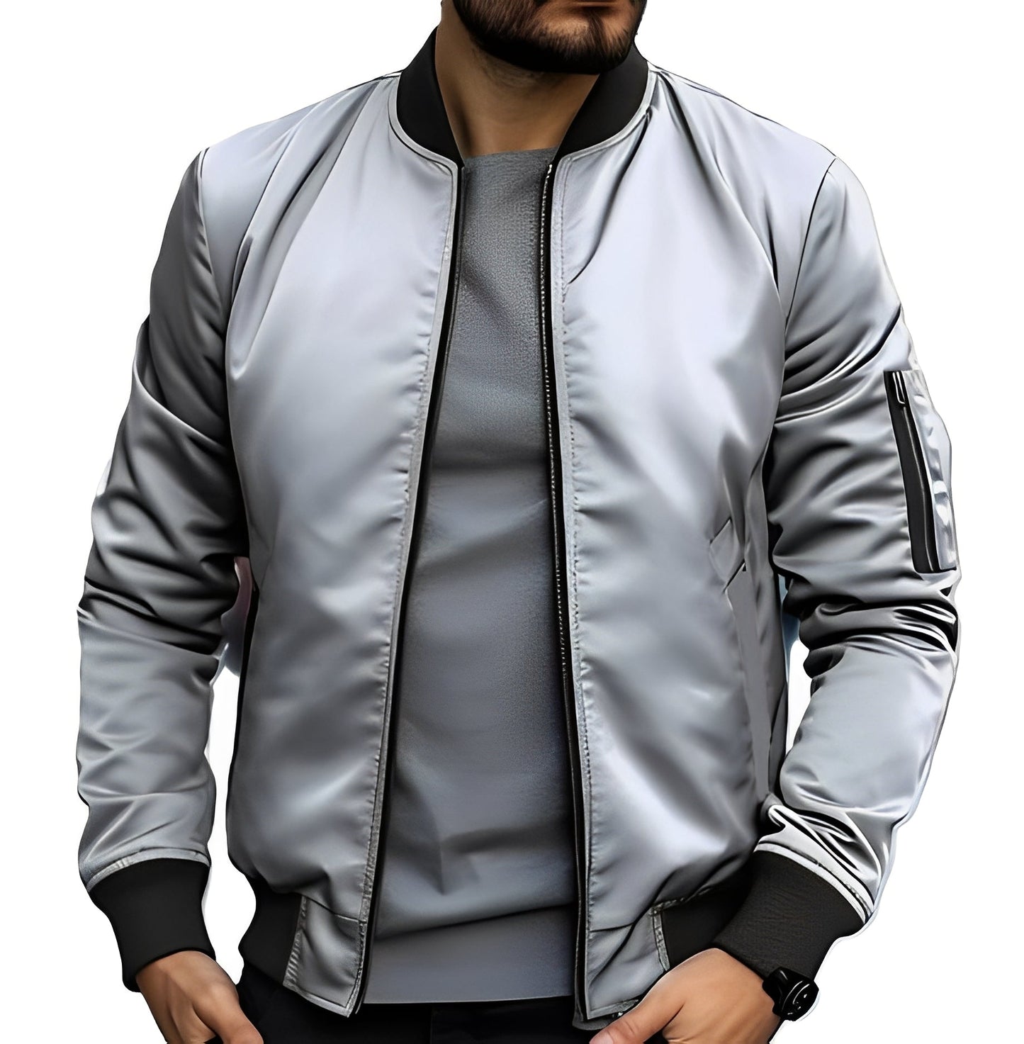 Garret - Stylová, úzce střižená bomber bunda pro muže