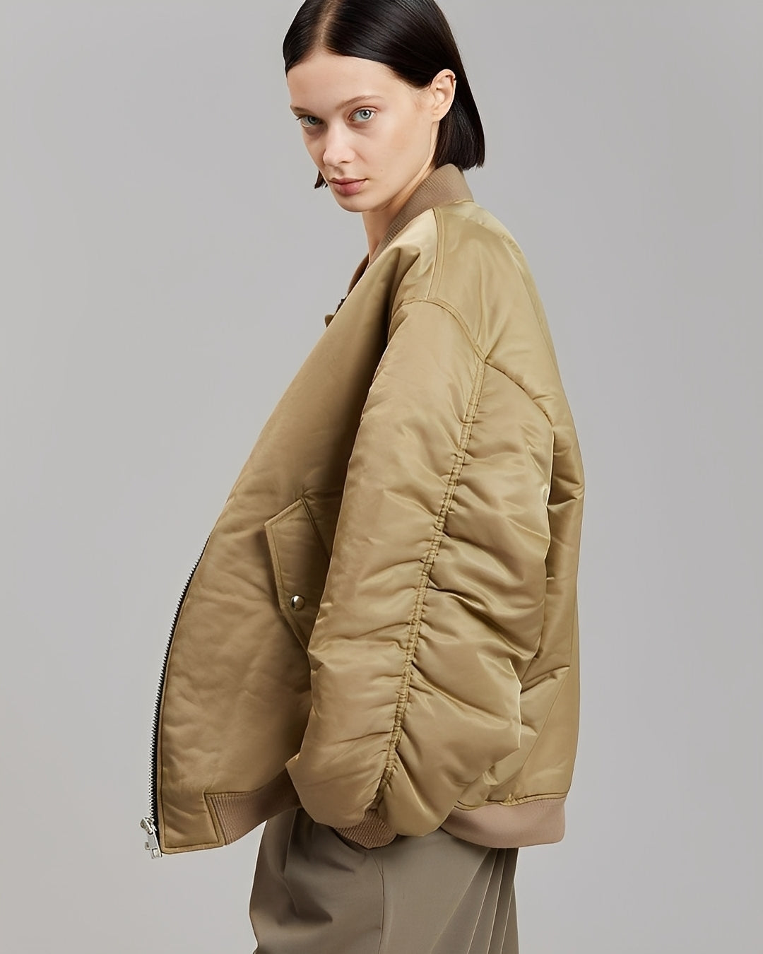 Coleen - Ležérní oversize bomber bunda pro ženy