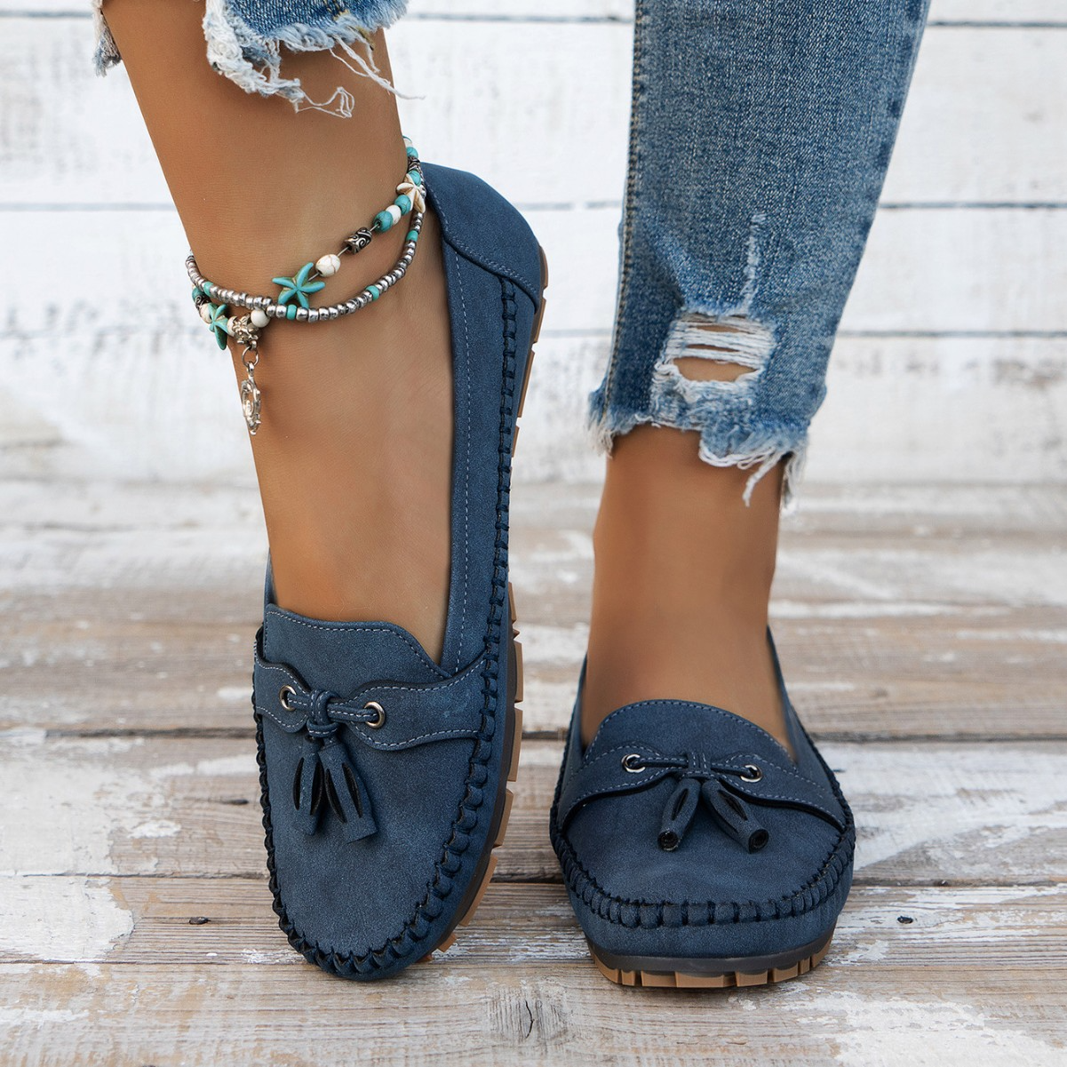 Emilee - Retro-Ploche Loafer pro Dámy