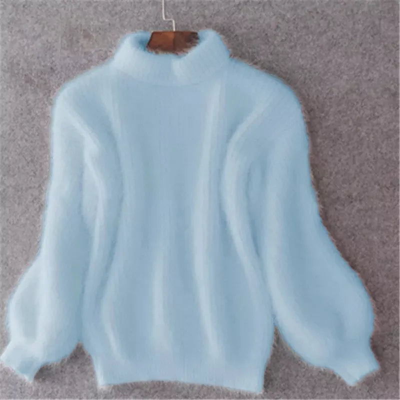 Brenda – Vintage svetr v angora stylu