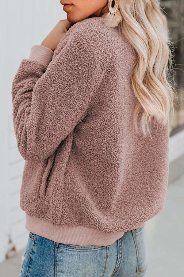Korra - Mazlivá plyšová bomber bunda pro ženy