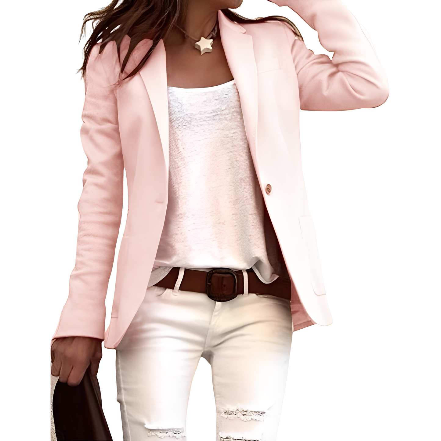 Heather - Ležérní blazer s reverem pro dámy