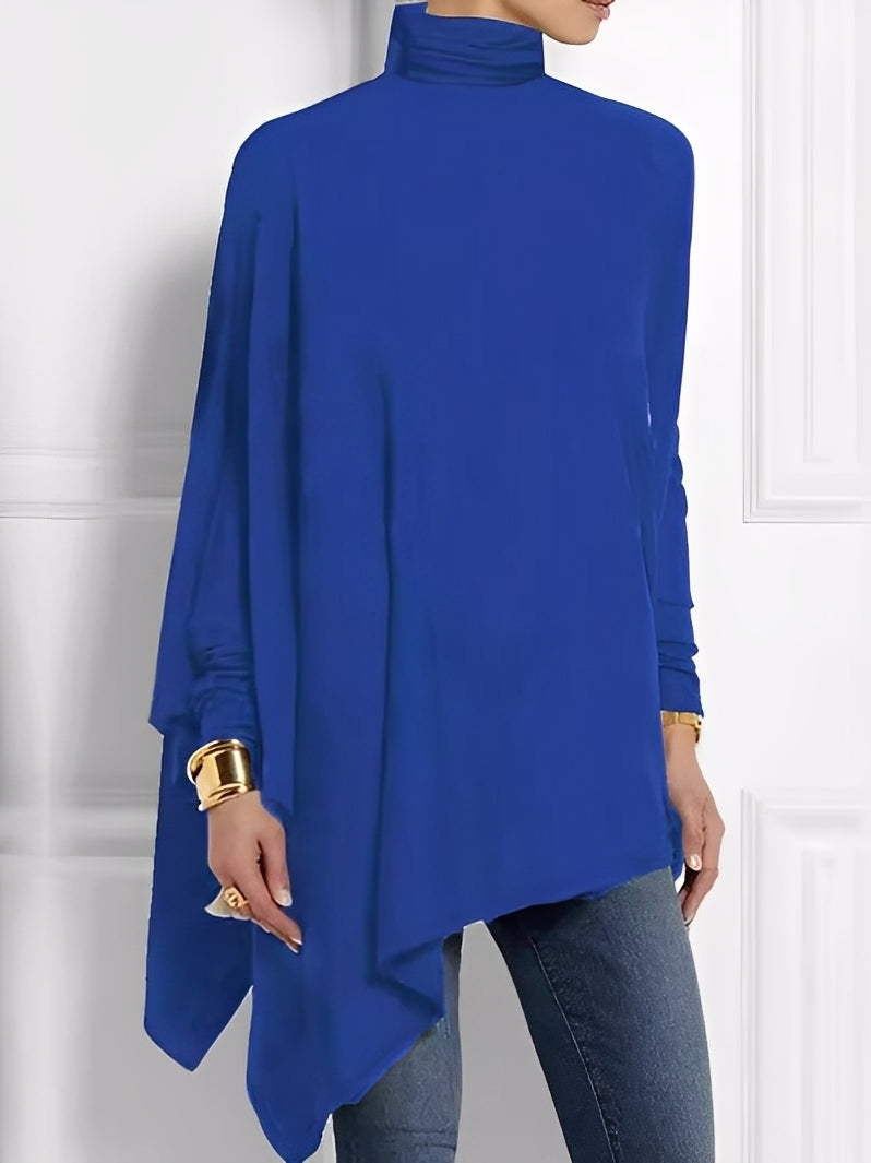 Kalysta - Stylové asymetrické Fleece-Oberteil pro ženy