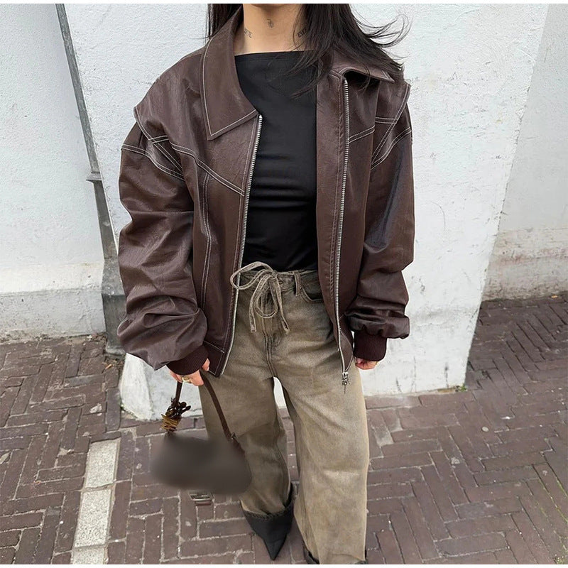 Jaidyn - Oversized bomber bunda pro ženy