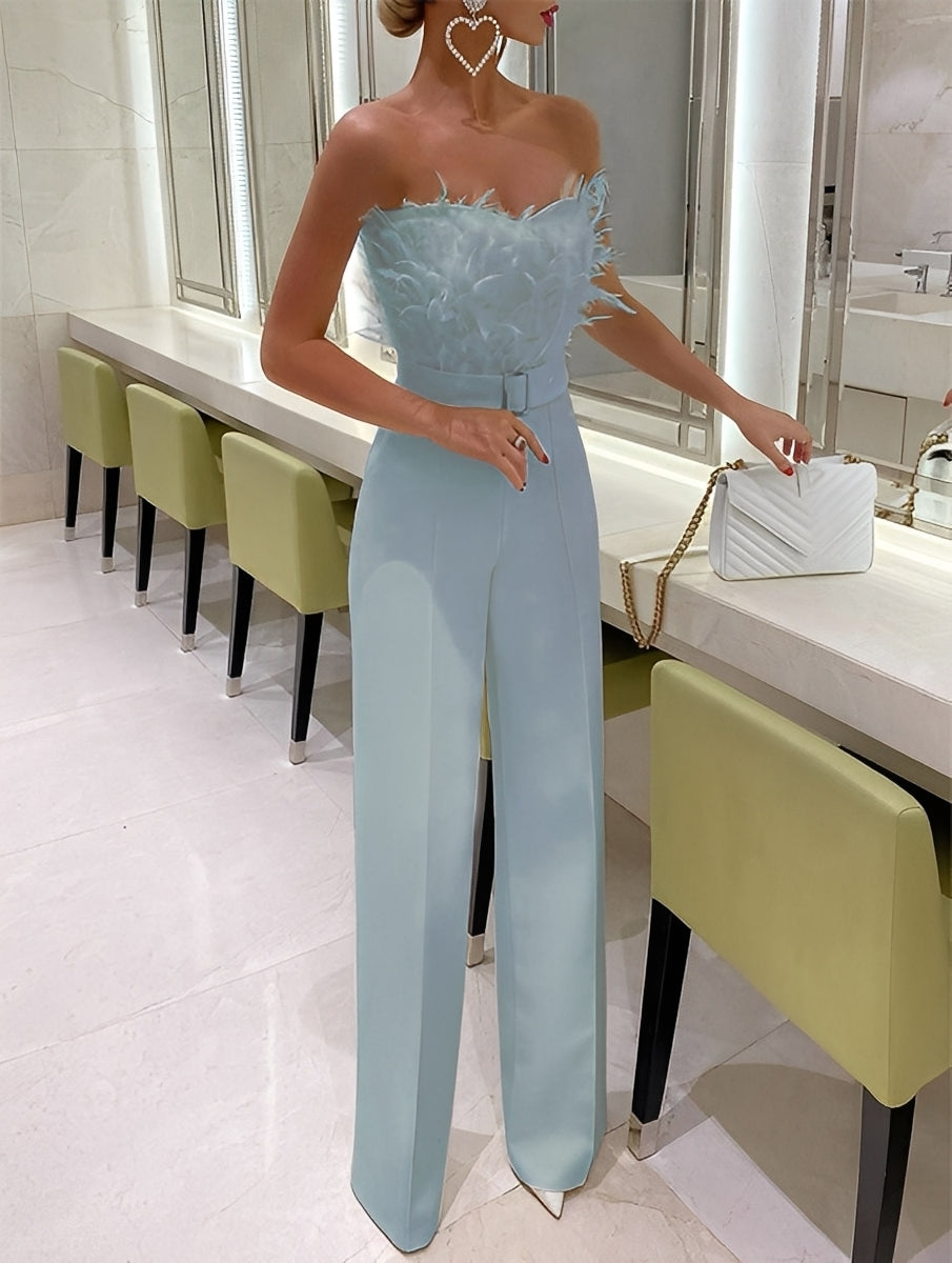 Valarie - Elegantní Tube-Top-Overal pro Dámy