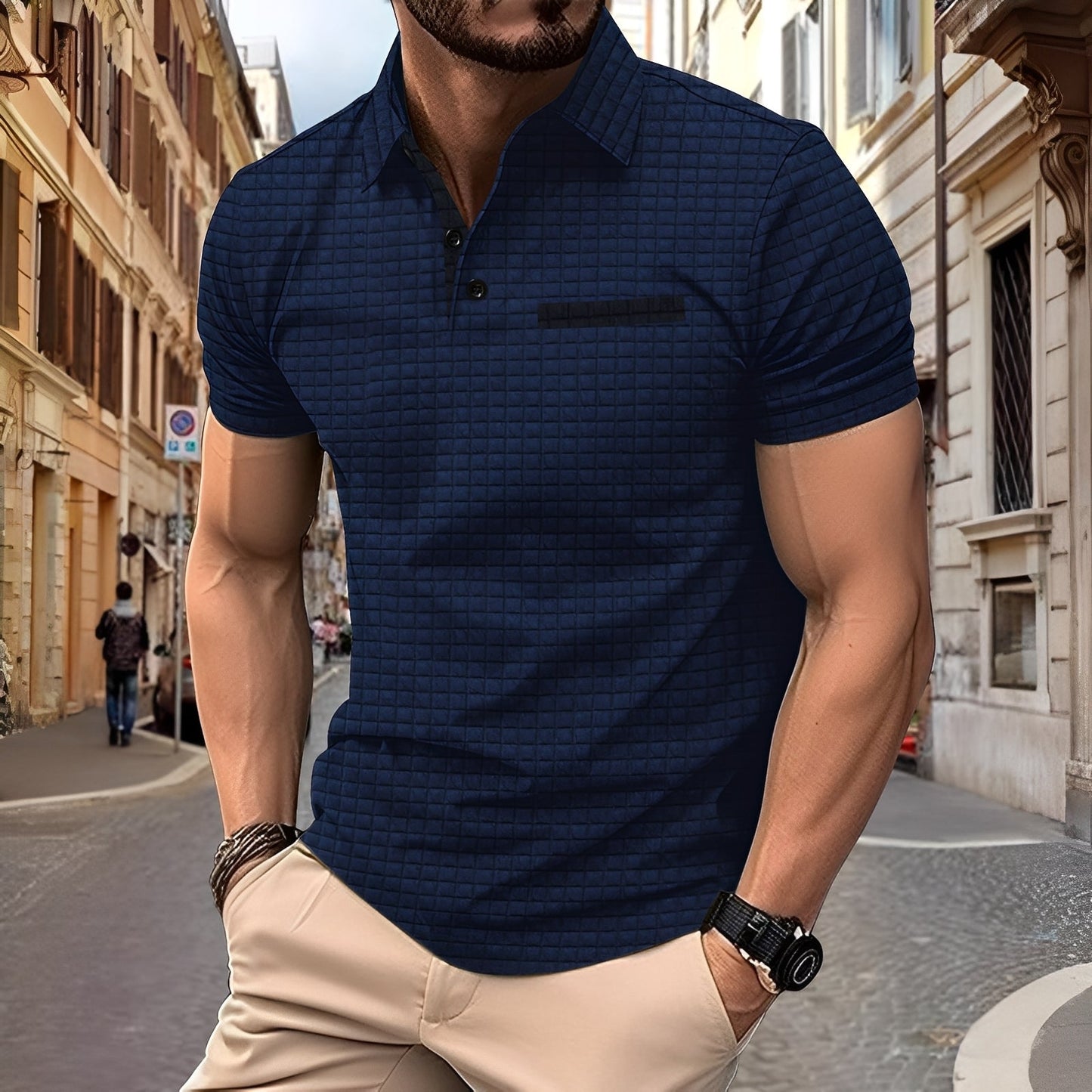 Benson - Stylové Slim-Fit polotriko pro muže
