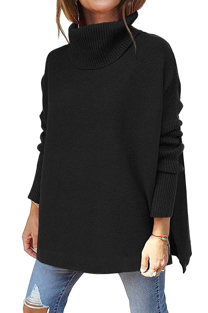 Macey - Lässiger Rollkragenpullover aus Wolle für Damen