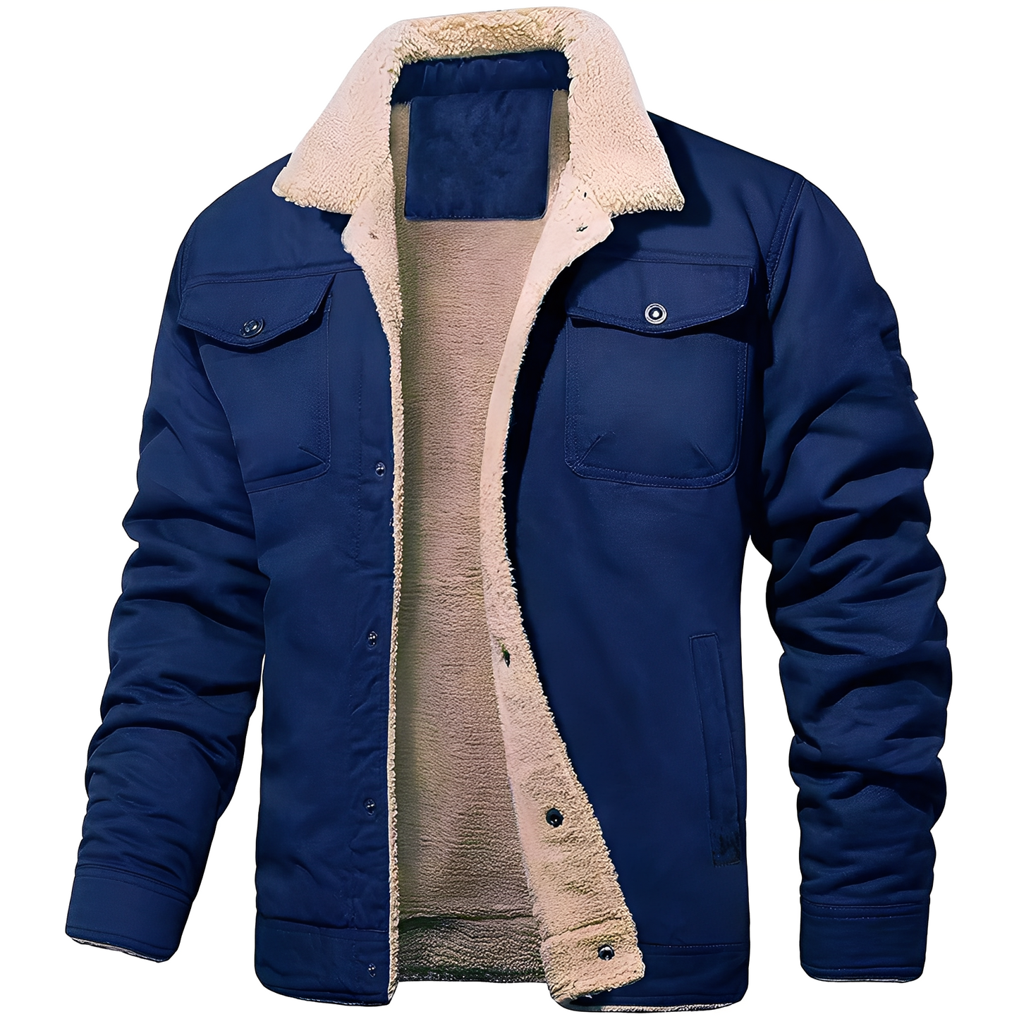 Dillon - Lehka Bunda z Fleece-Twill pro Muže