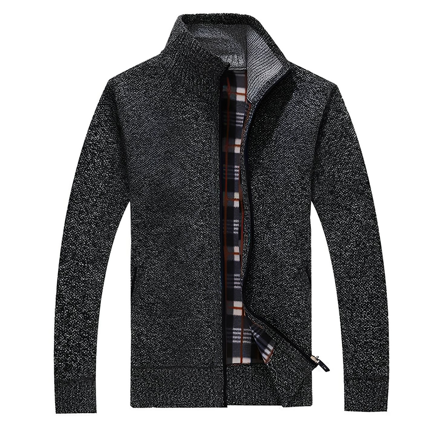 Malinda - Stylový cardigan s měkkou fleece podšívkou pro muže