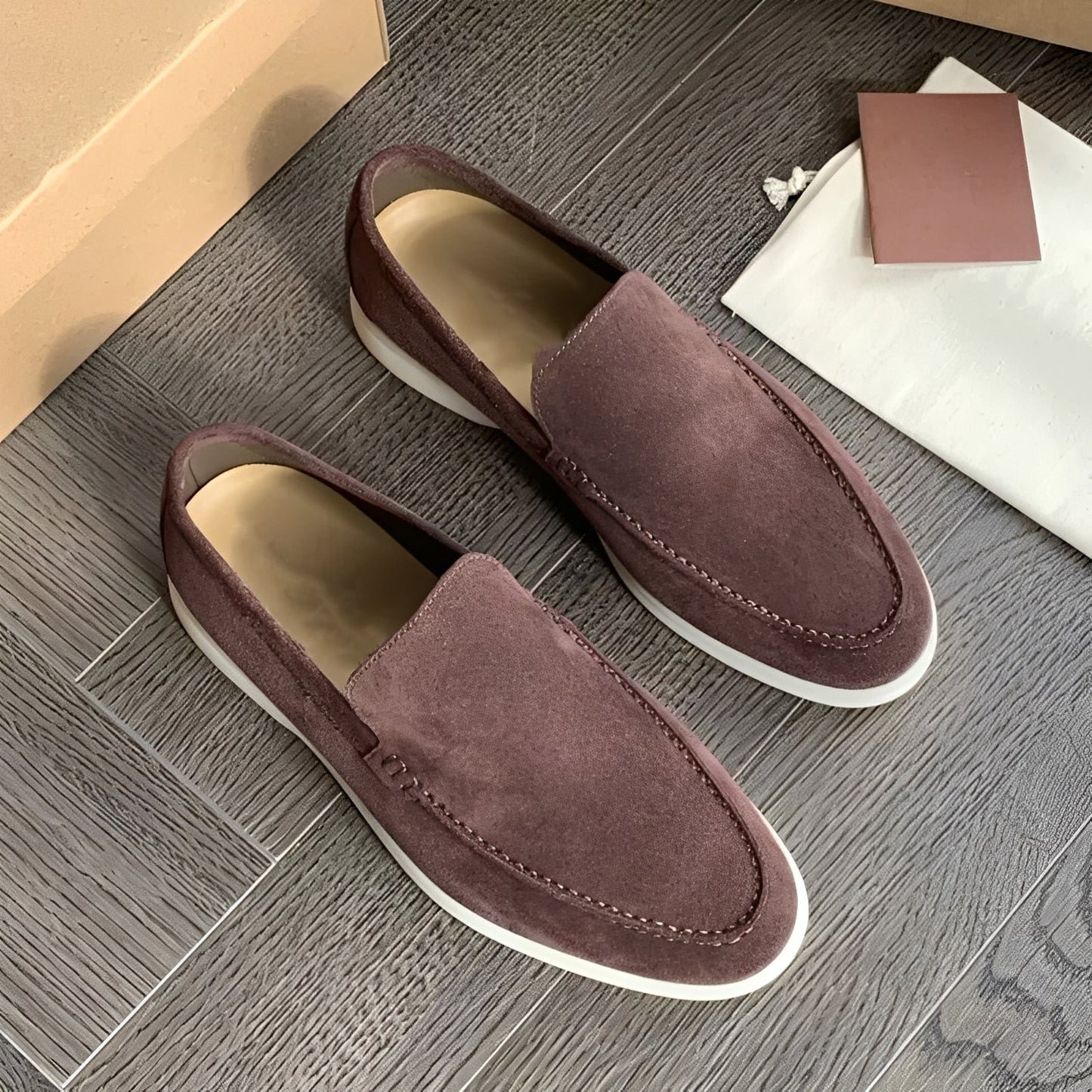 Joshua - Elegantní ploché slippery pro muže