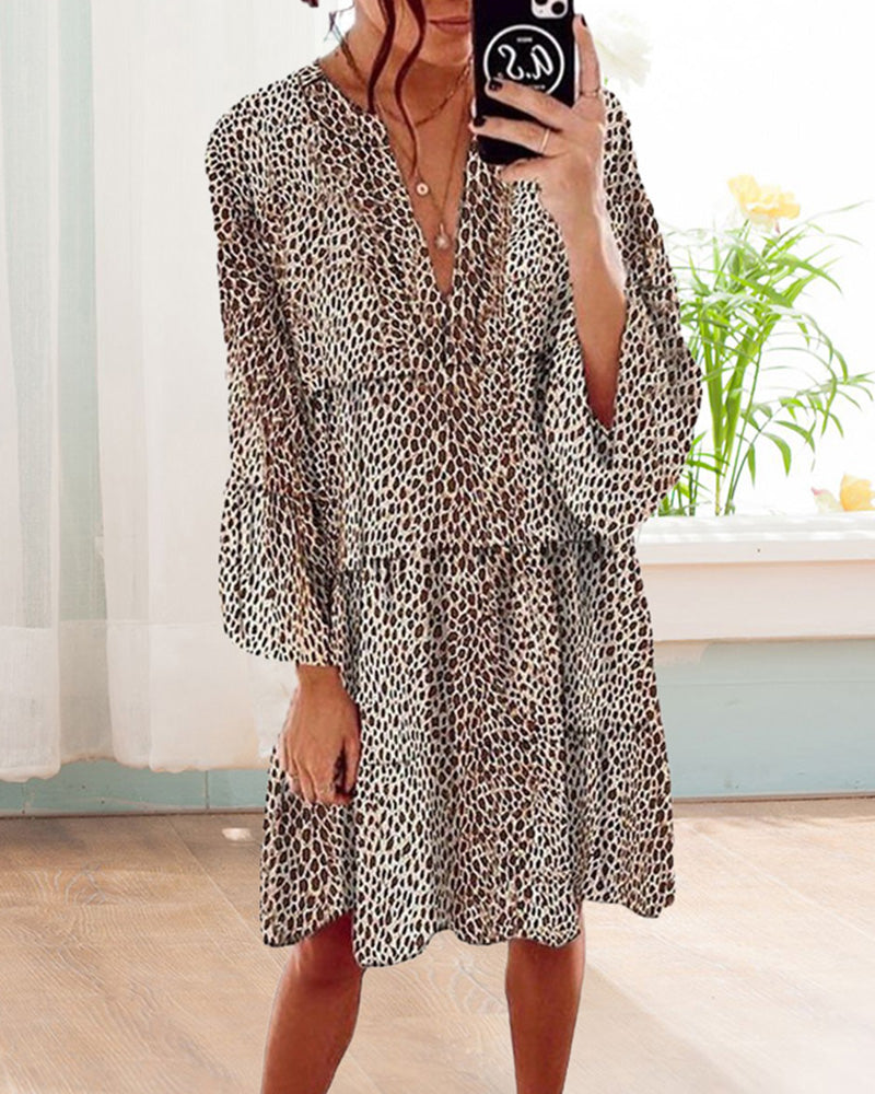 Ruby - Leopard kolena dámské šaty