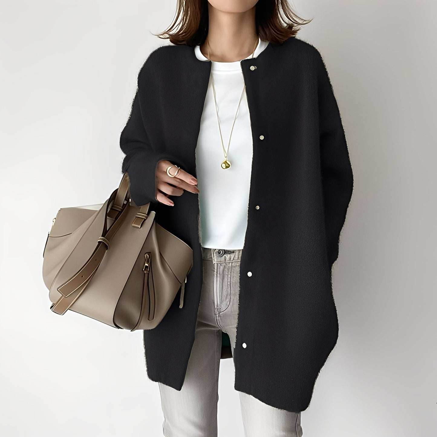 Dahlia - Stylový, volný sedící cardigan pro ženy