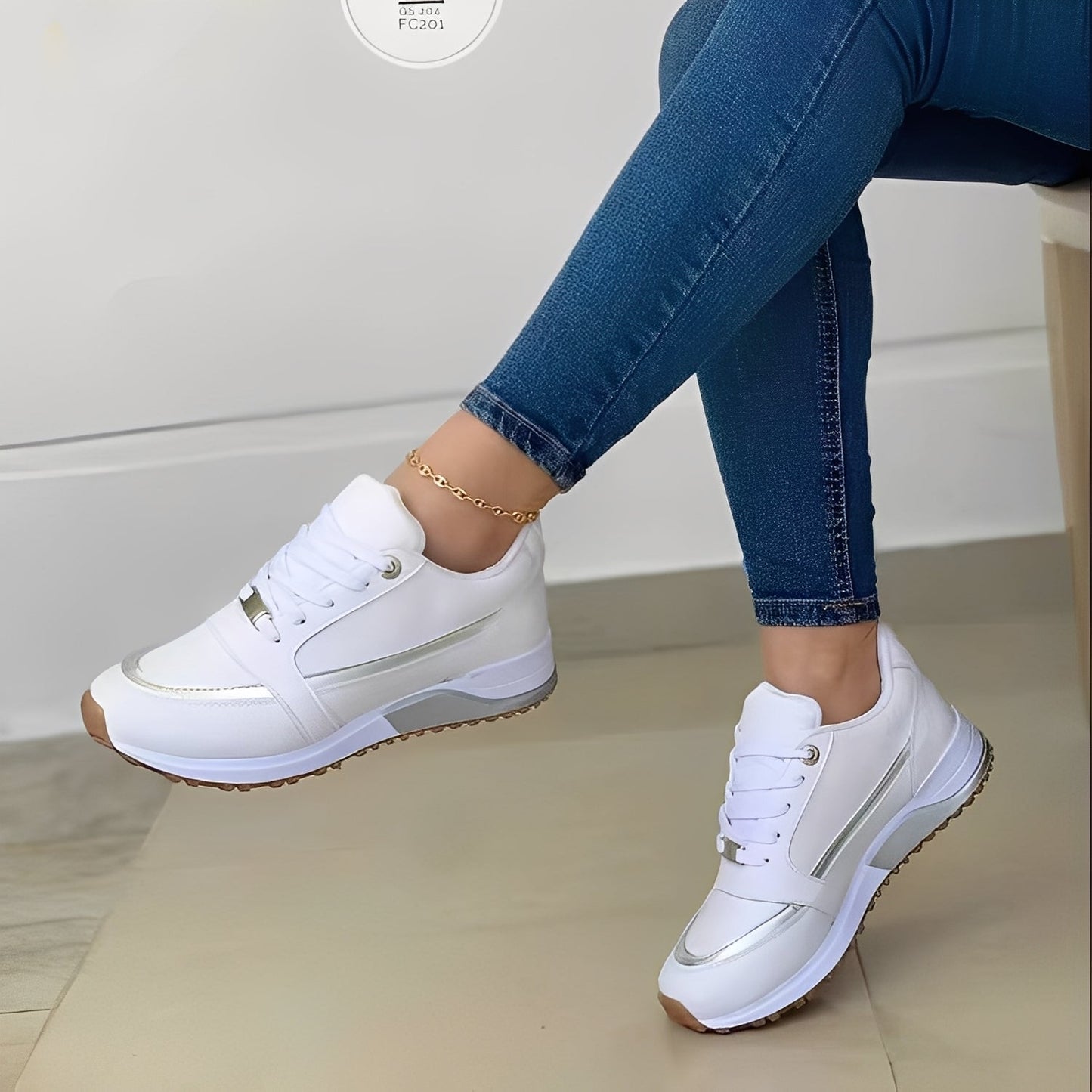 Xanthia - Stylové ploché tenisky pro ženy