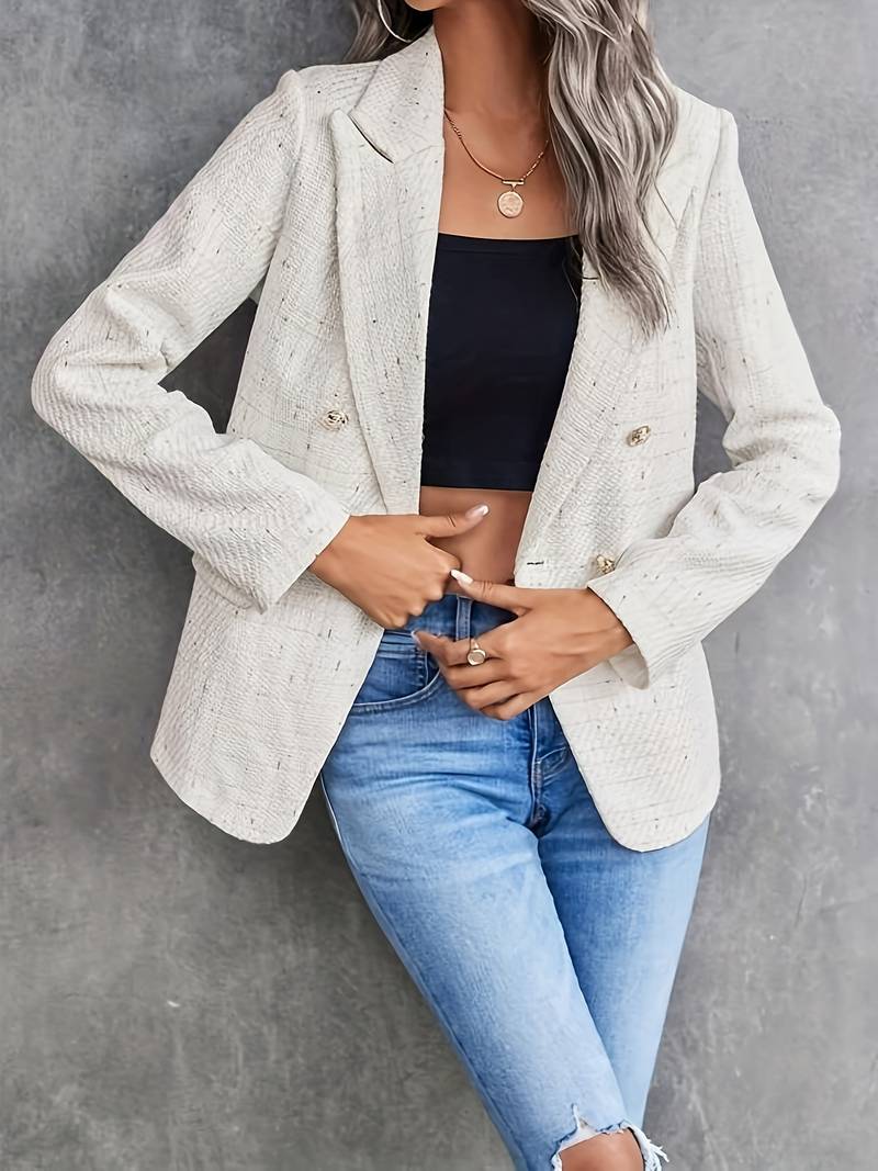 Abby – Klasický Sako s Elegantním Reverem