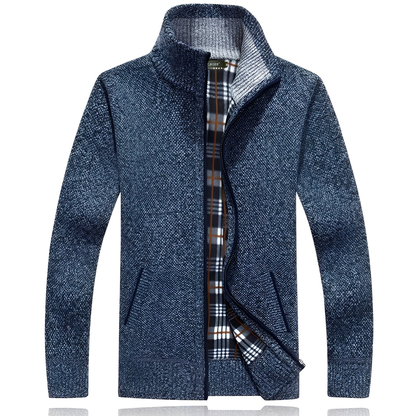 Malinda - Stylový cardigan s měkkou fleece podšívkou pro muže
