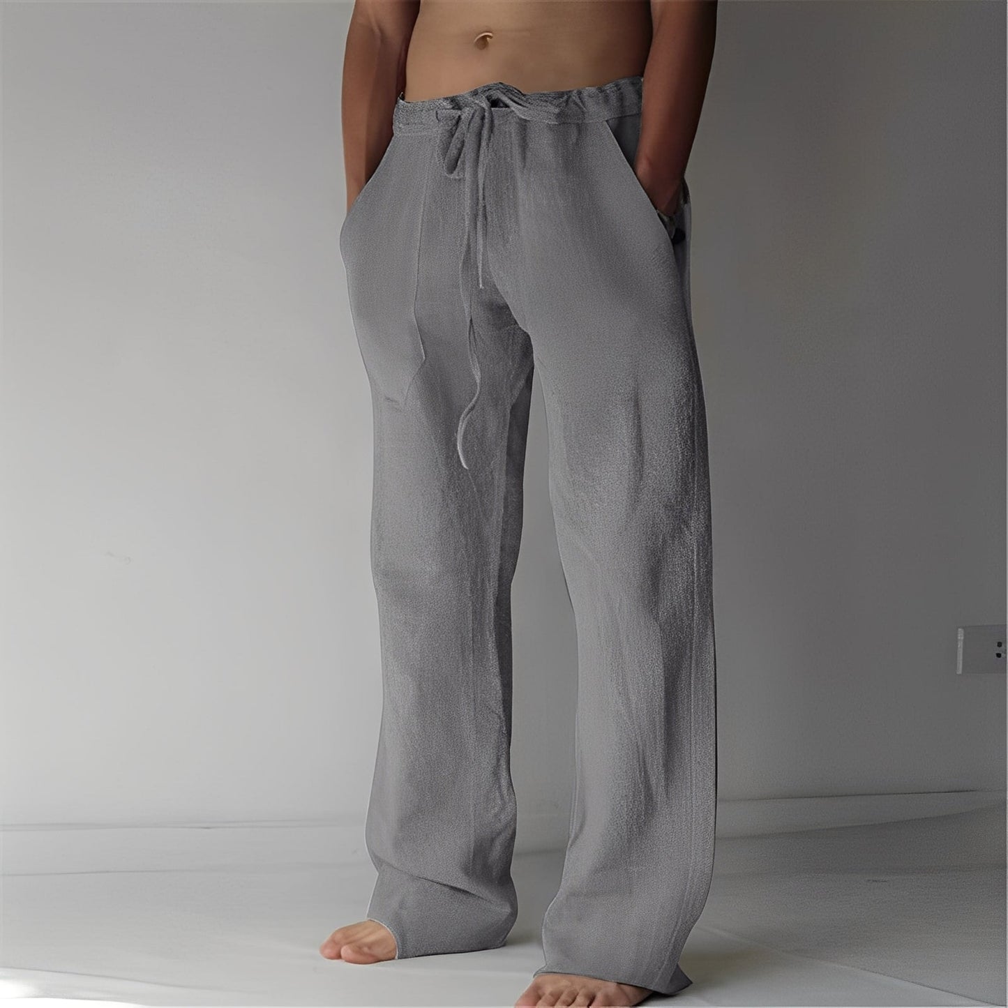 Arthur – Baggy lněné kalhoty pro muže