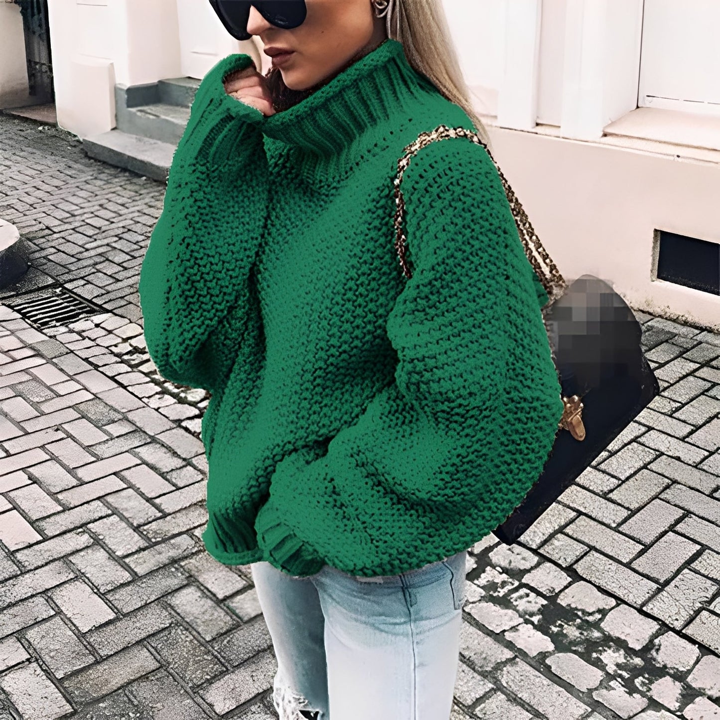 Paulina - Ležérní rolák ze silného pletení pro dámy