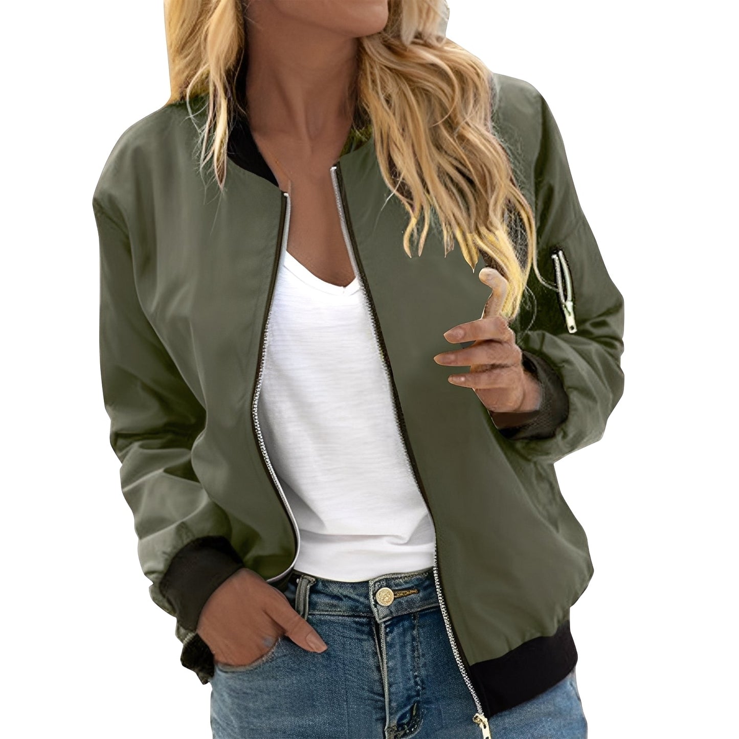Shirlee - Neformální bomber bunda v retro stylu pro ženy