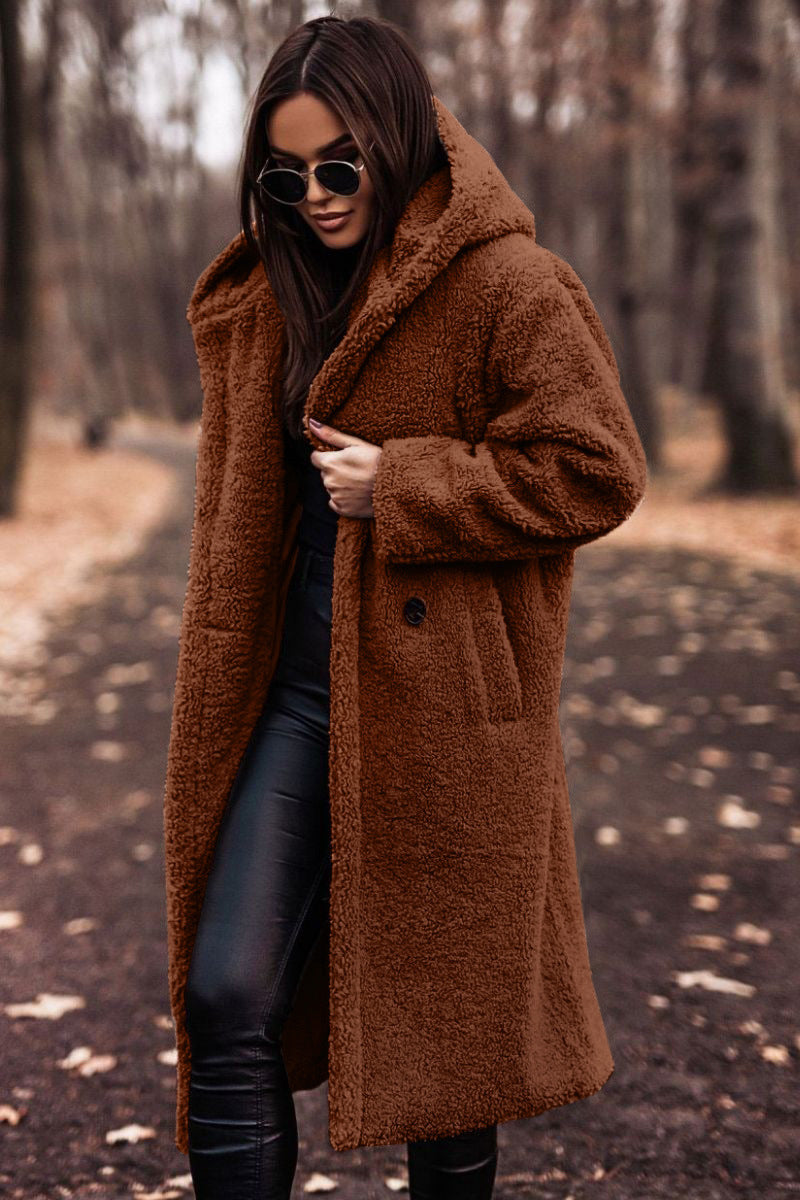Yancy - Elegantní dlouhý kožíšek pro dámy