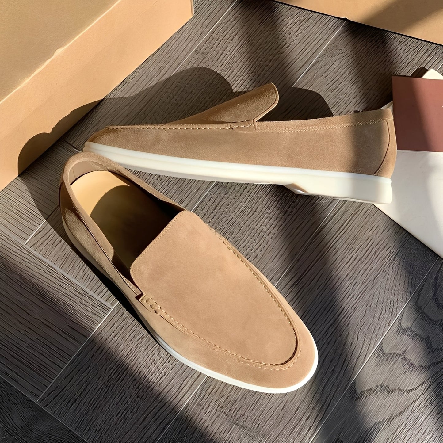 Joshua - Elegantní ploché slippery pro muže