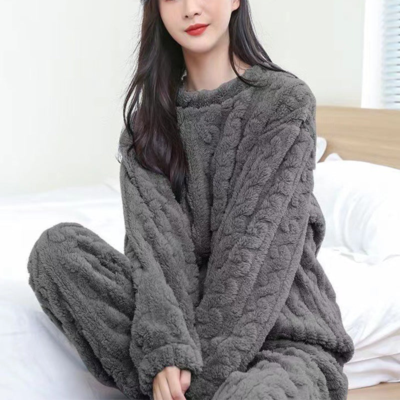 Kathryn - Pohodlné, měkké fleece pyžamo pro ženy