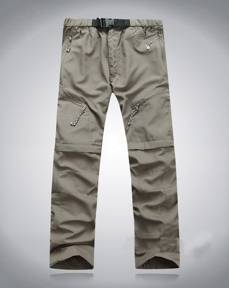 Derryl - Funkční elastické Zip-Off kalhoty pro muže
