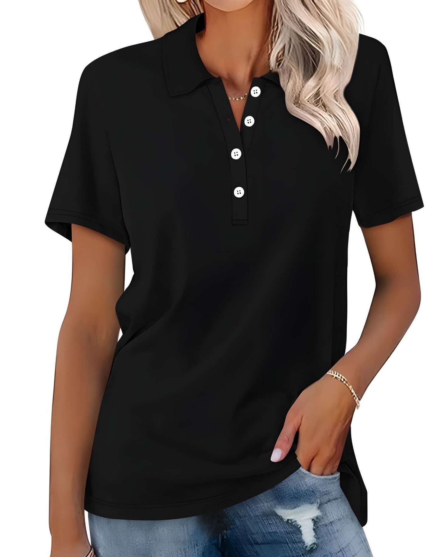 Stella - Ležérní slim-fit polotriko pro dámy