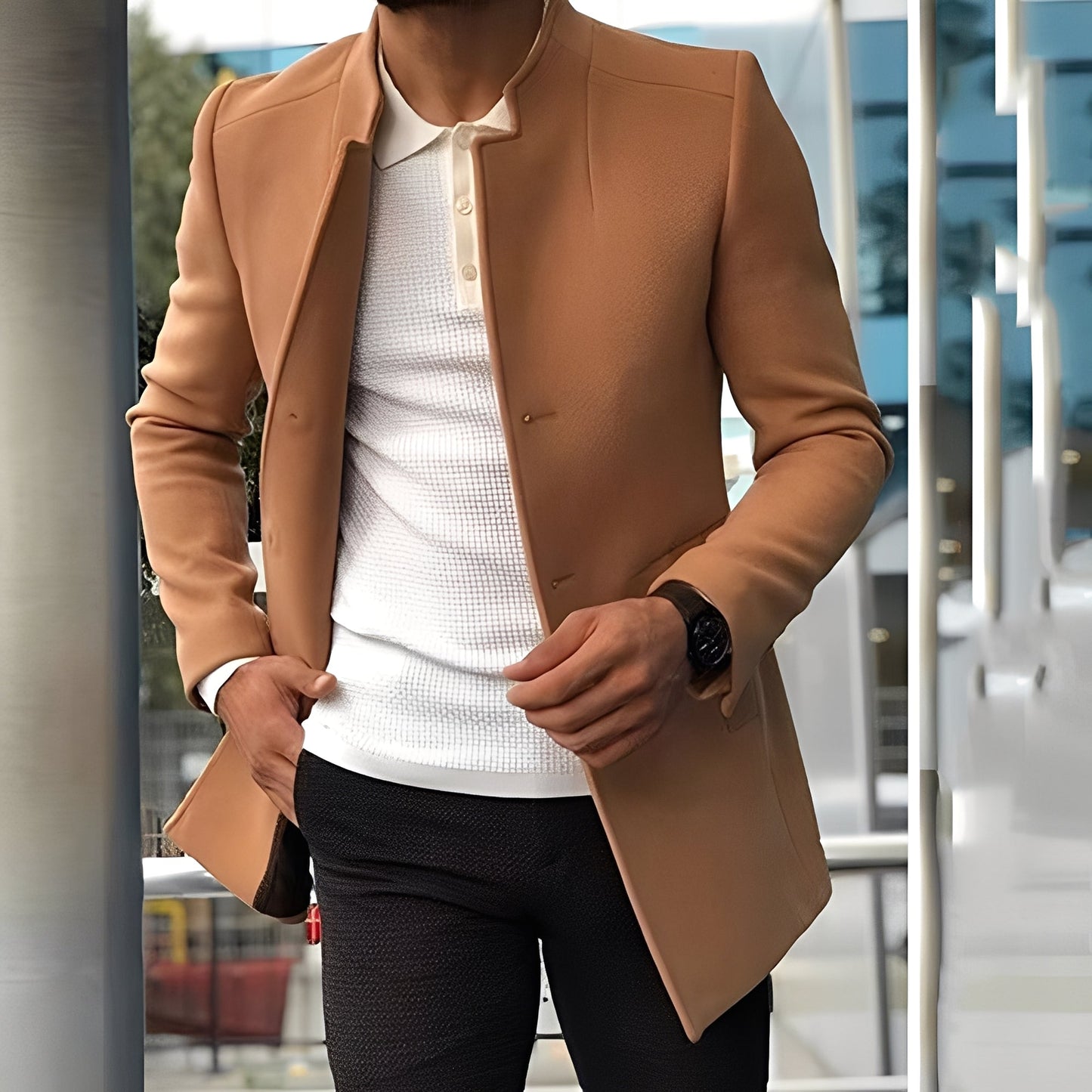 Joshua - Elegantní slim-fit bunda pro muže