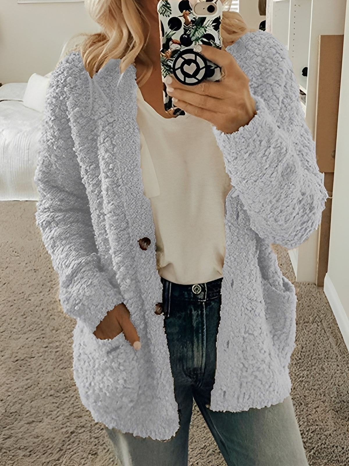 Elaine - Pohodlný volnočasový cardigan pro ženy