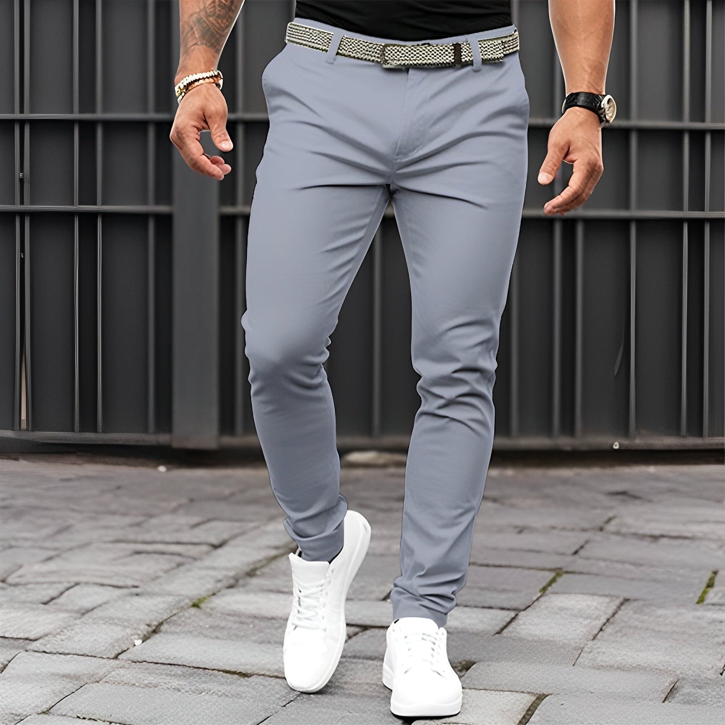 Jaron - Stylové, ležérní slim-fit kalhoty pro muže