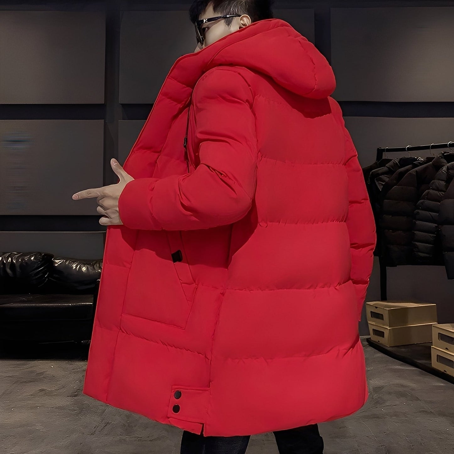 Bryan - Stylová, tlustá parka bunda pro muže