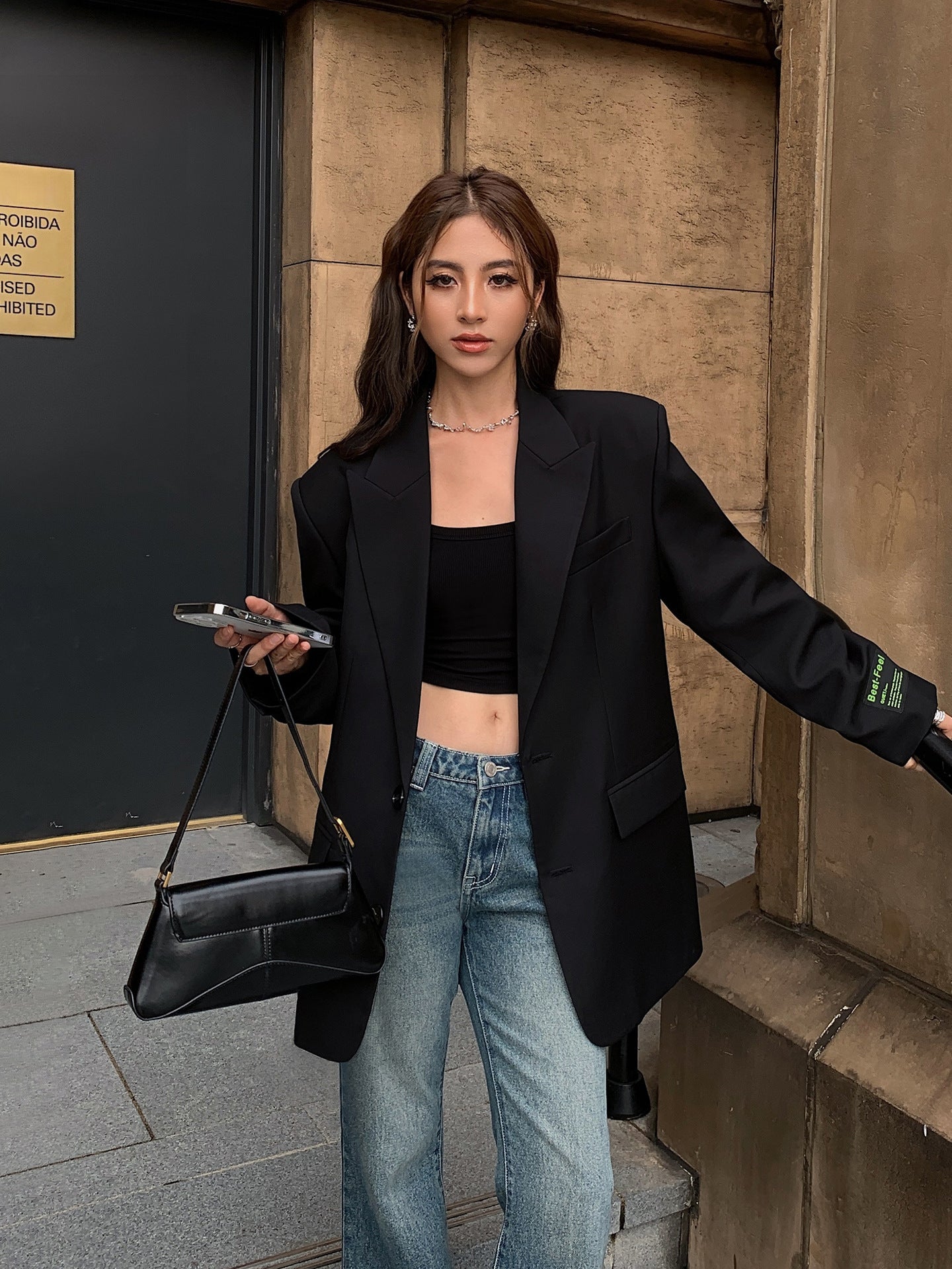 Shaye - Oversized-sako v klasickém stylu pro ženy