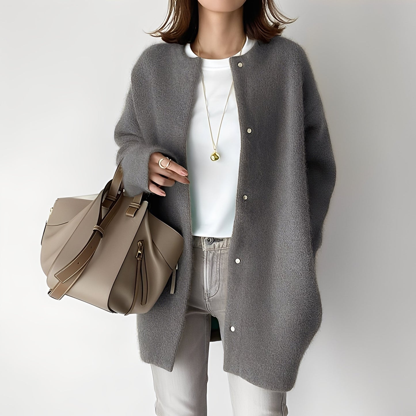 Dahlia - Stylový, volný sedící cardigan pro ženy