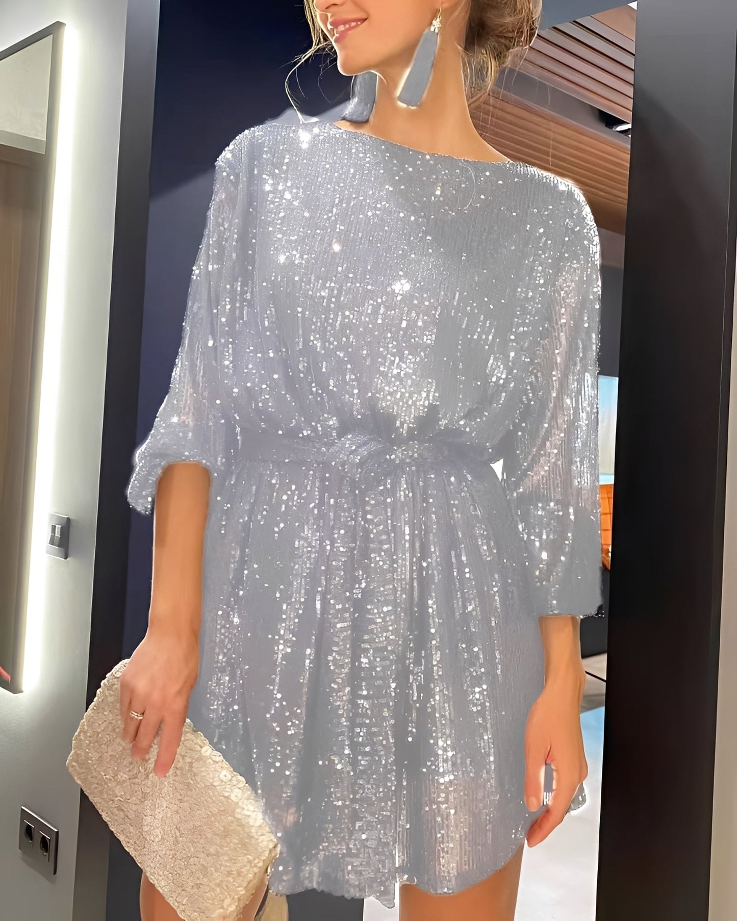 Mirabel - Třpytivé mini party šaty pro dámy