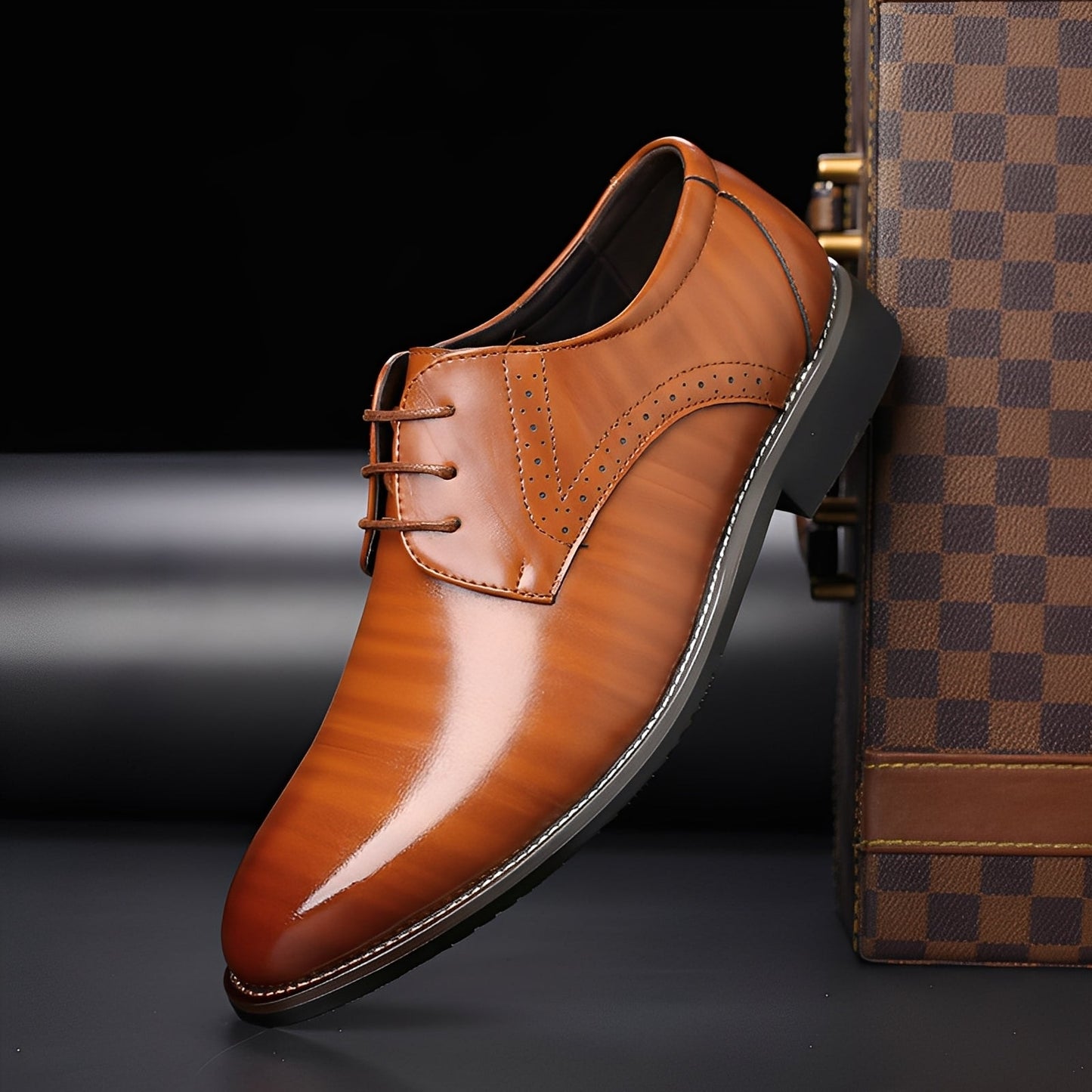 Beckham - Formální Sneakersy v Brogue Stylu pro Muže