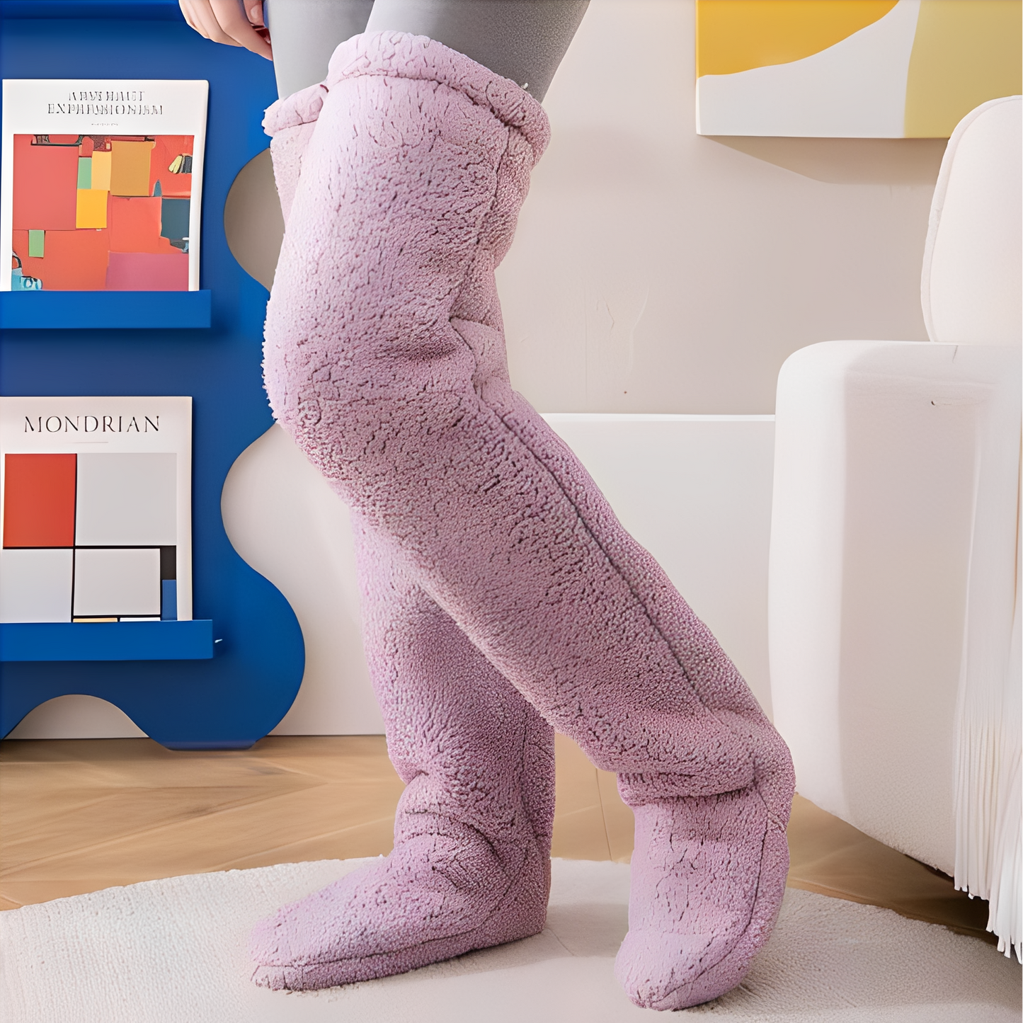 Hayden - Tlusté, teplé spací ponožky pro ženy