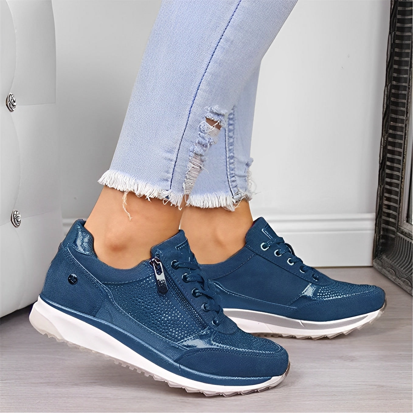 Shannon - Stylové boty se zipem pro ženy