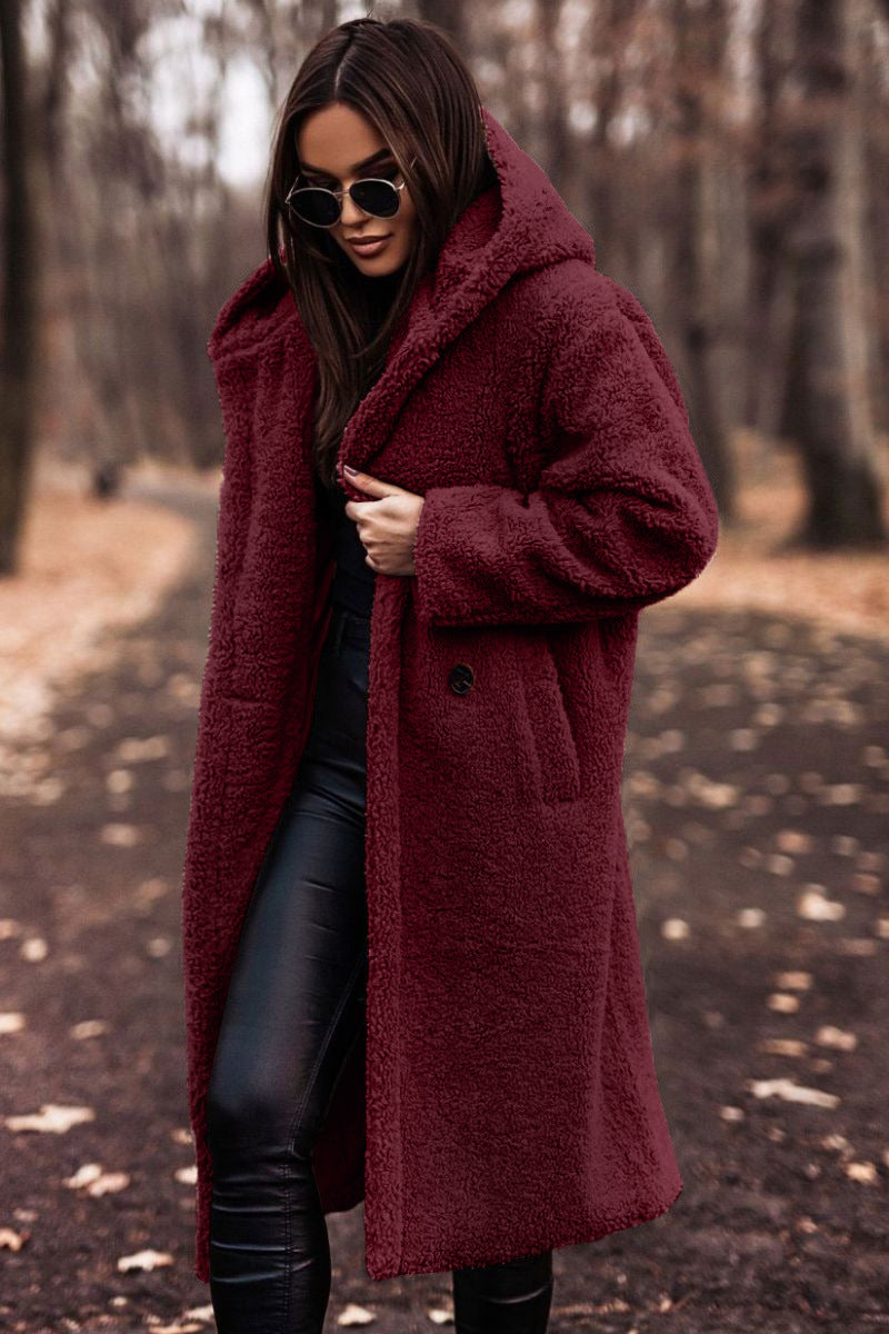 Yancy - Elegantní dlouhý kožíšek pro dámy