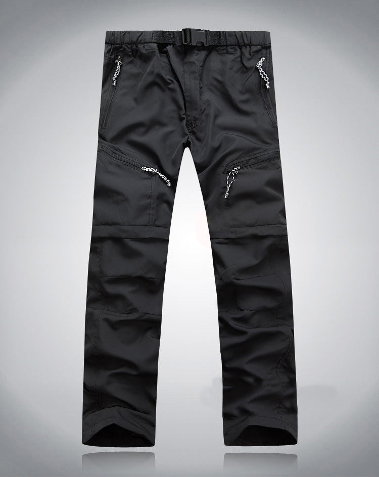 Derryl - Funkční elastické Zip-Off kalhoty pro muže