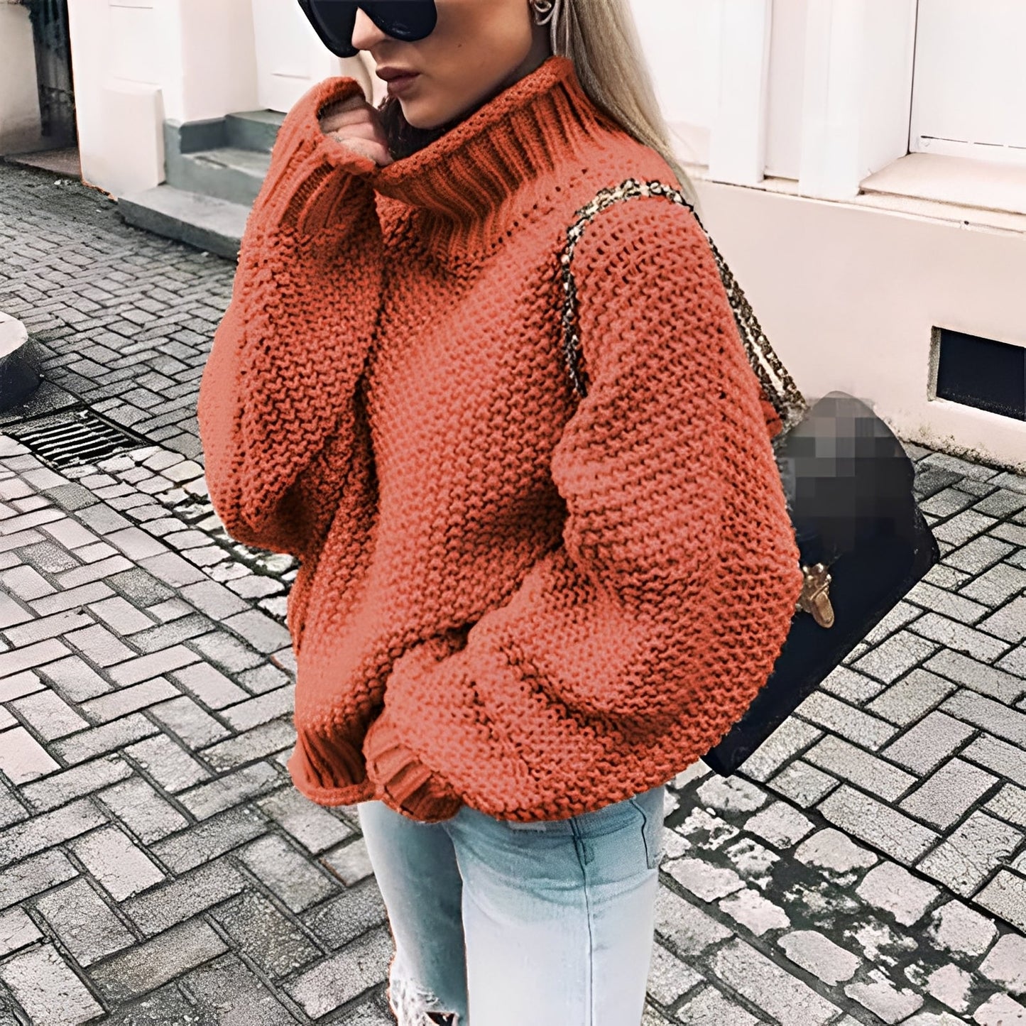 Paulina - Ležérní rolák ze silného pletení pro dámy