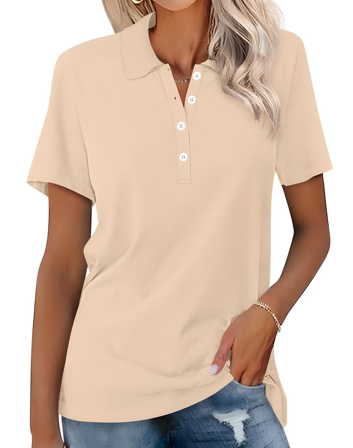 Stella - Ležérní slim-fit polotriko pro dámy