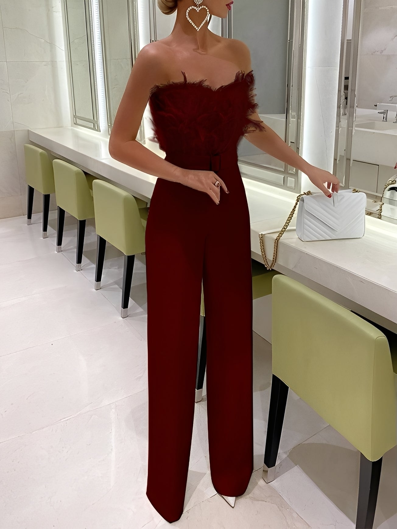 Valarie - Elegantní Tube-Top-Overal pro Dámy