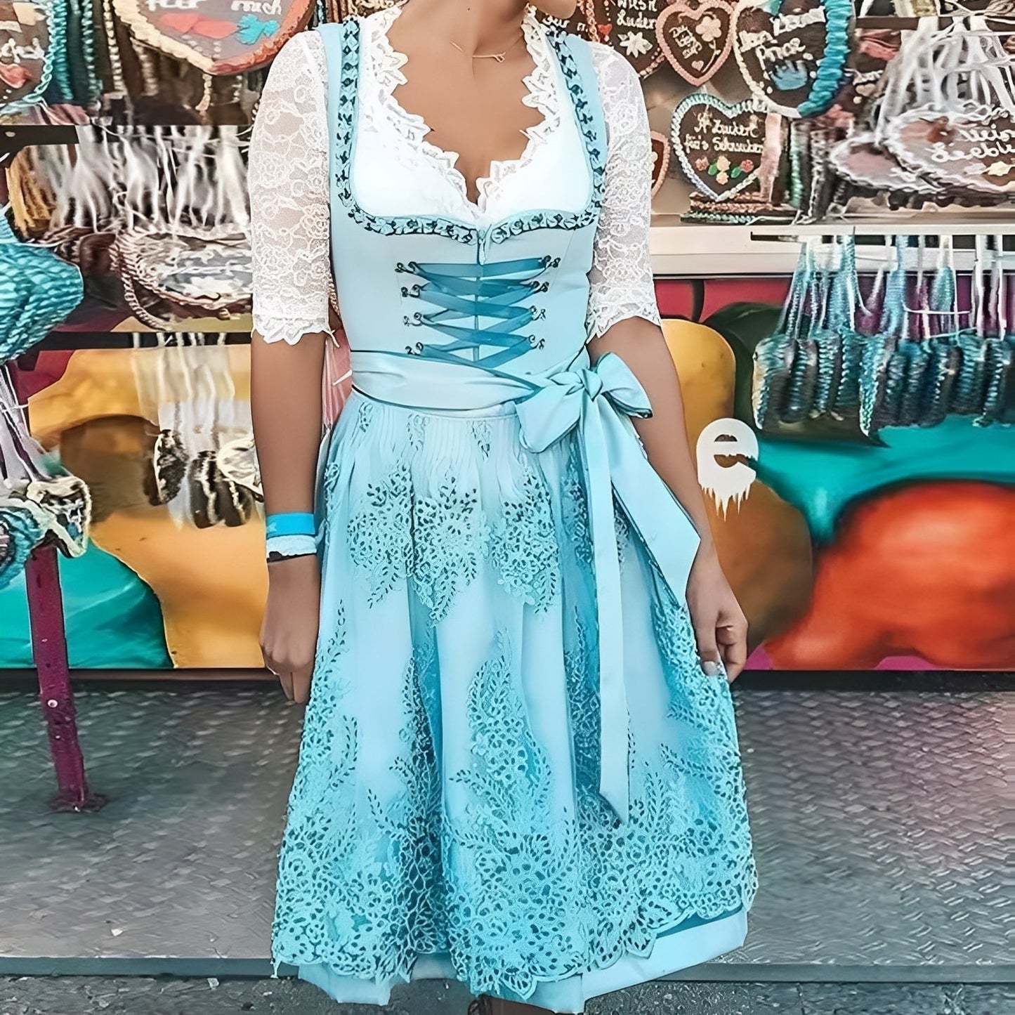 Mellony - Klasické dirndl v tradičním designu pro dámy